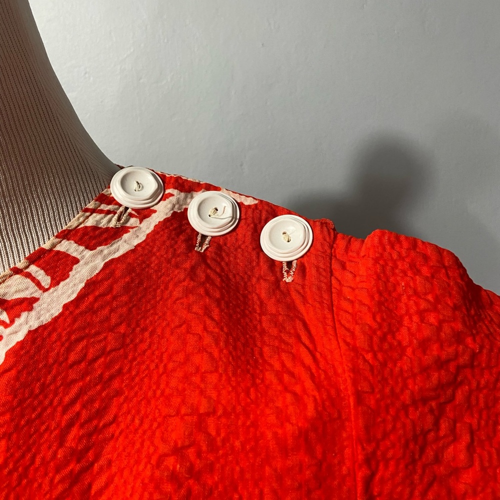 1940s Butterfly Dress - Picture 9 of 12